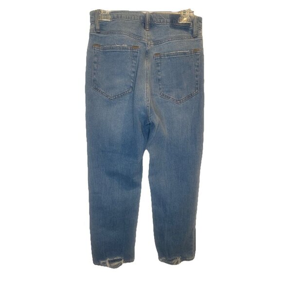 Abercrombie & Fitch Womens Ultra High Rise Ankle Straight Curve Love Jeans 27/4S - Picture 4 of 11